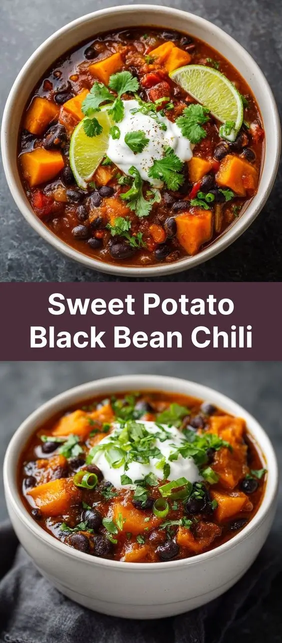 Sweet Potato Black Bean Chili
