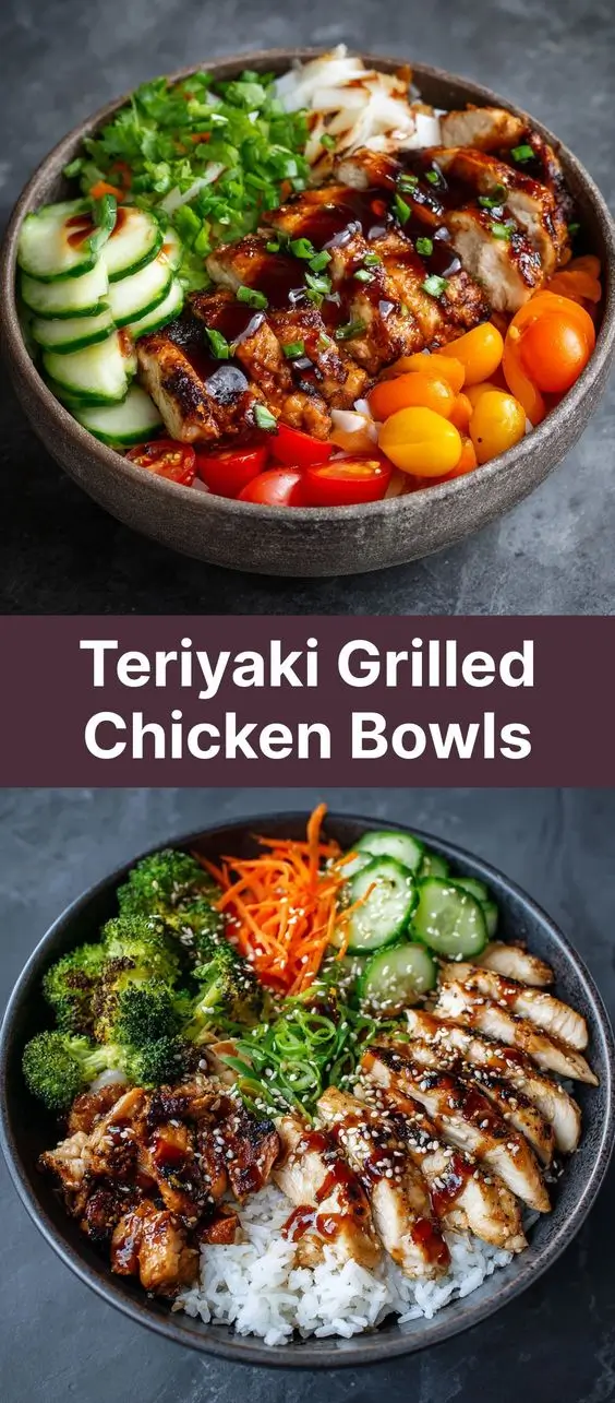 Teriyaki Grilled Chicken Bowls