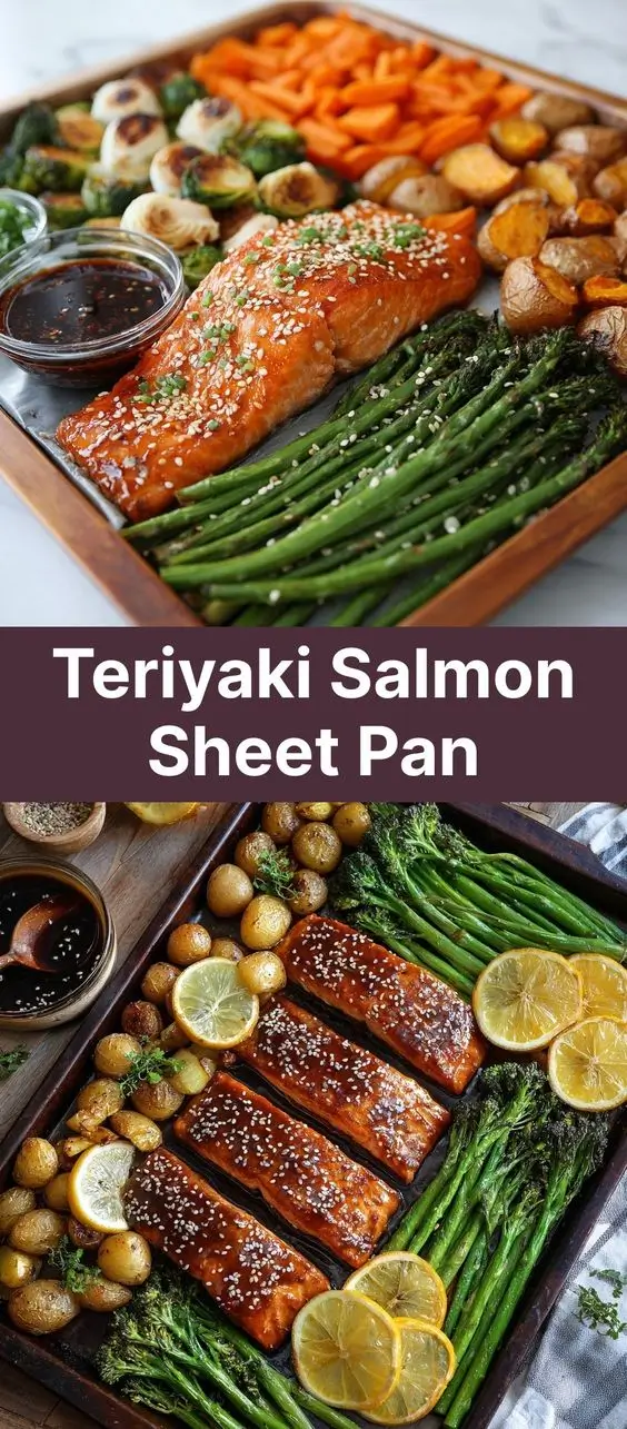 Teriyaki Salmon Sheet Pan