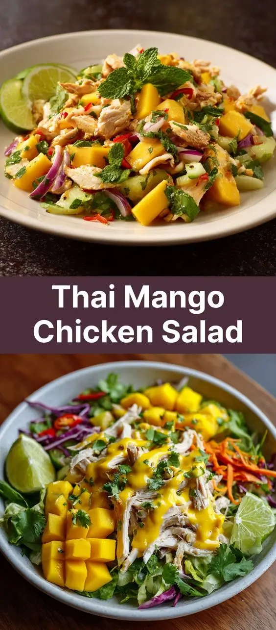 Thai Mango Chicken Salad