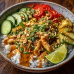 Thai Peanut Chicken Bowls