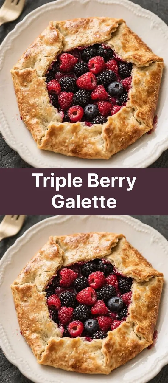 Triple Berry Galette