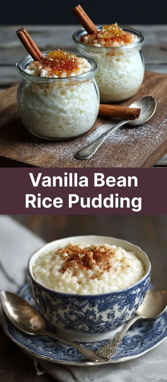Vanilla Bean Rice Pudding