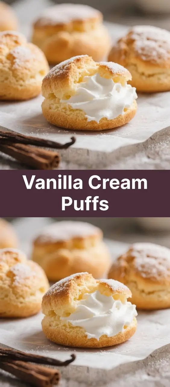 Vanilla Cream Puffs