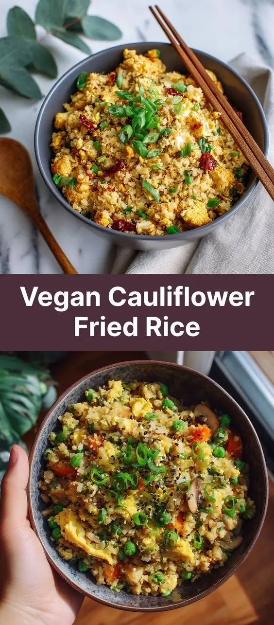 Vegan Cauliflower Fried Rice