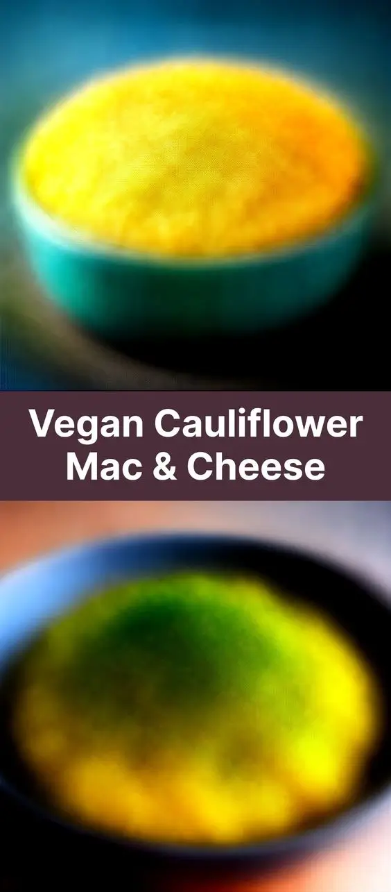 Vegan Cauliflower Mac & Cheese