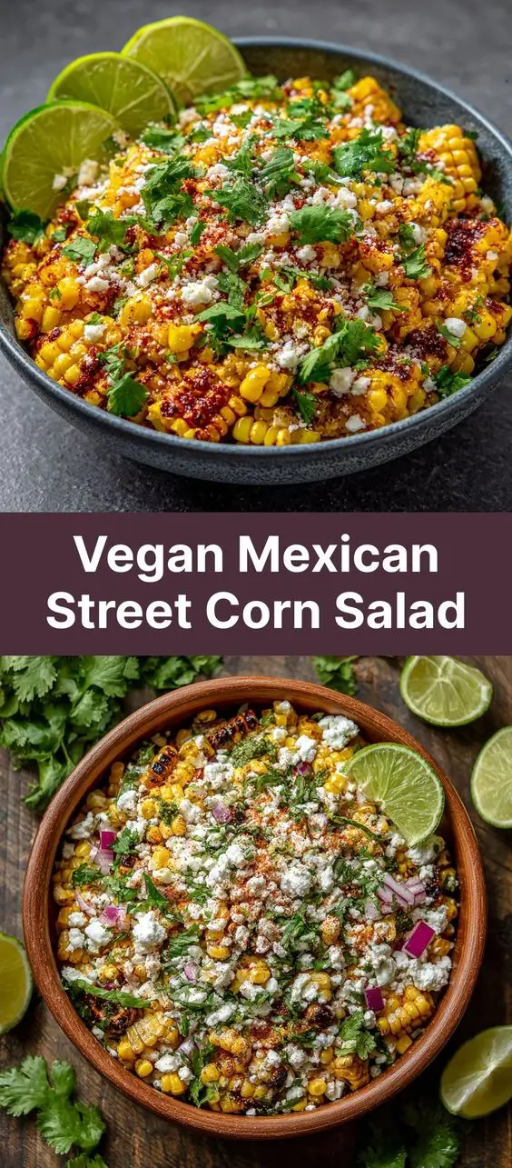 Vegan Mexican Street Corn Salad
