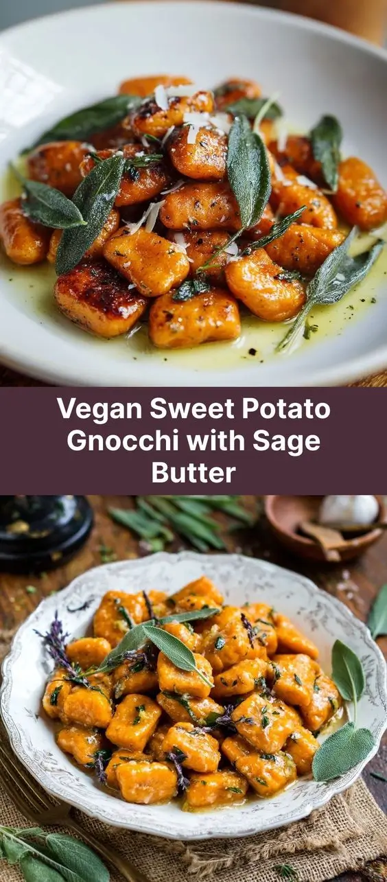 Vegan Sweet Potato Gnocchi with Sage Butter