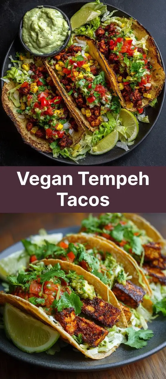 Vegan Tempeh Tacos