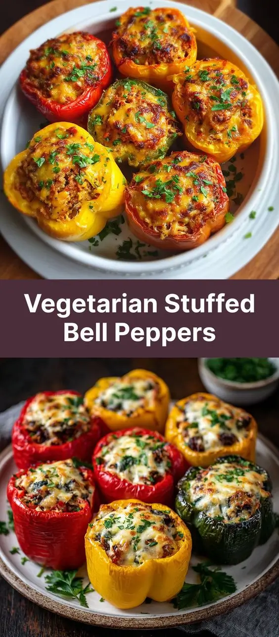 Vegetarian Stuffed Bell Peppers