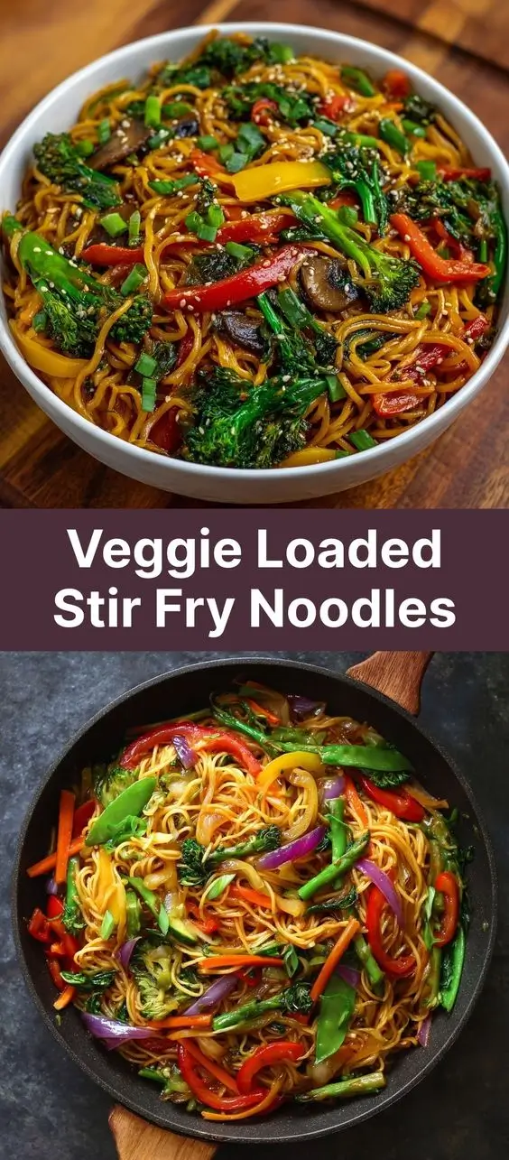 Veggie Loaded Stir Fry Noodles