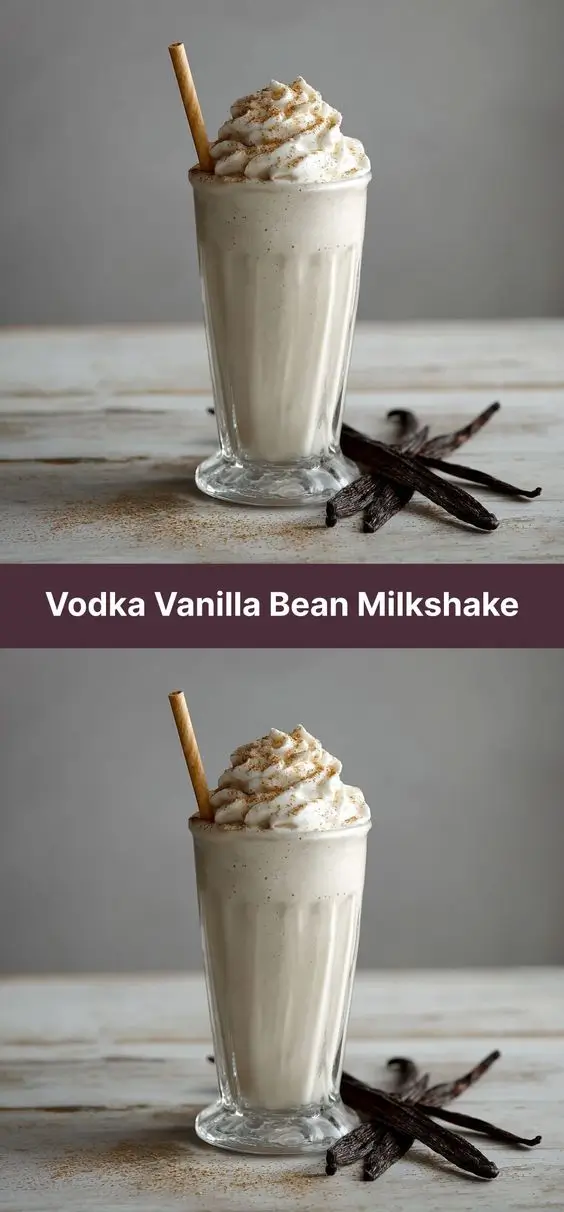 Vodka Vanilla Bean Milkshake