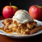 Air Fryer Apple Cobbler