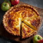 Apple Cider Custard Tart