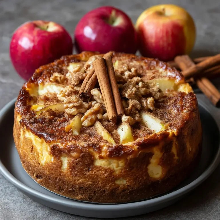 Apple Cinnamon Cheesecake