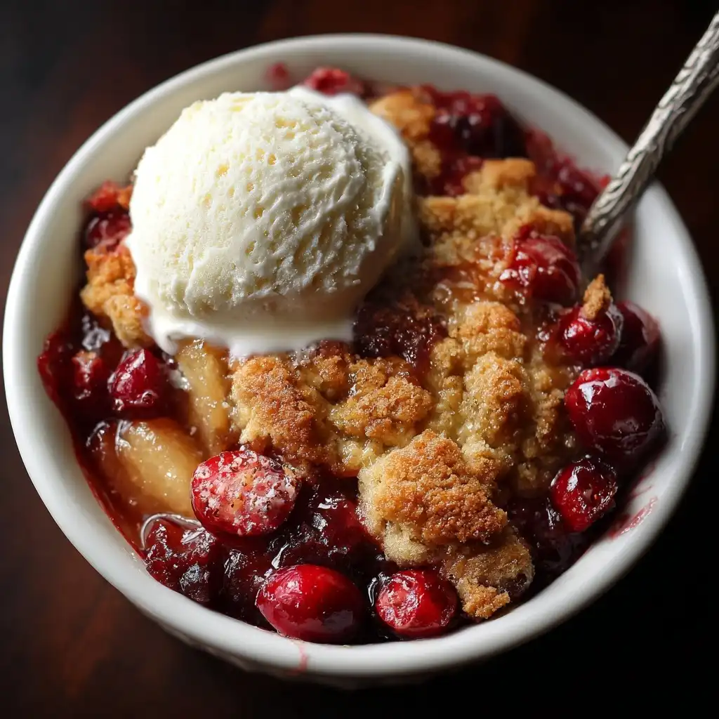 Apple Cranberry Cobbler