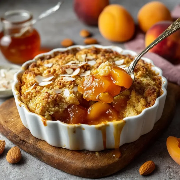 Apricot Almond Cobbler