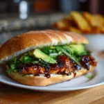 BBQ Chicken Avocado Sandwich