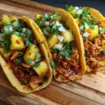 BBQ Chicken Pineapple Tacos