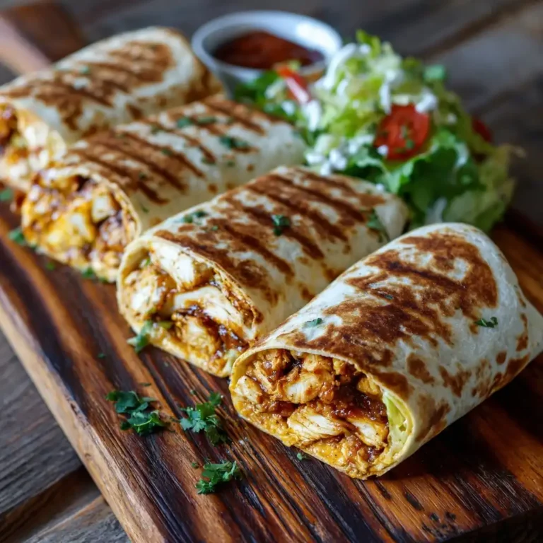 BBQ Ranch Chicken Burritos