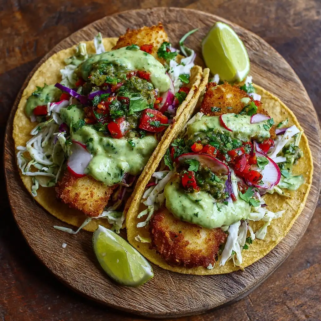 Baja Style Crispy Fish Tacos