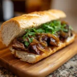 Beef & Caramelized Onion Sandwich