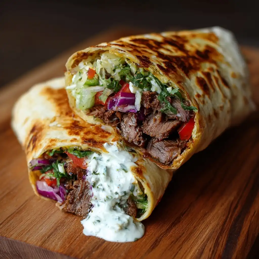 Beef Shawarma Wrap