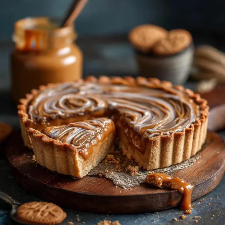 Biscoff Cookie Butter Tart