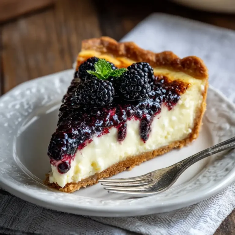 Blackberry Cream Cheese Pie