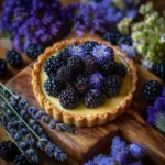 Blackberry Lavender Tart