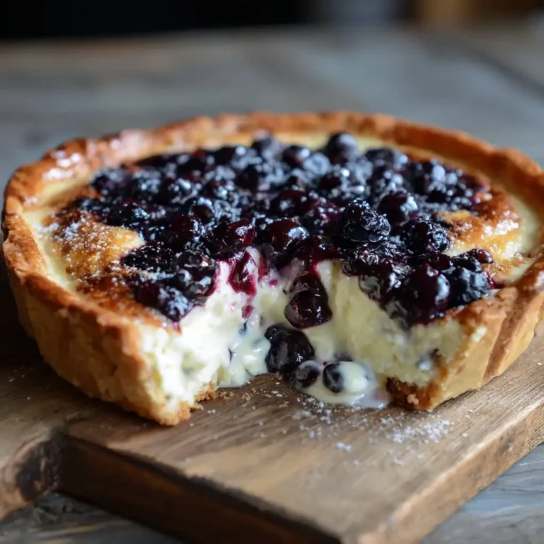 Blueberry Cream Cheese Pie