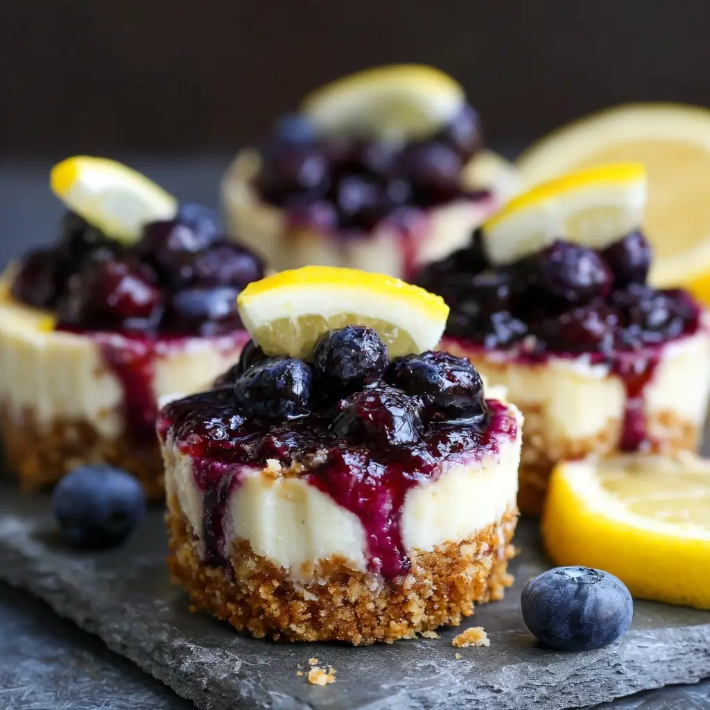 Blueberry Lemon Cheesecake Cups