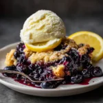 Blueberry Lemon Cobbler