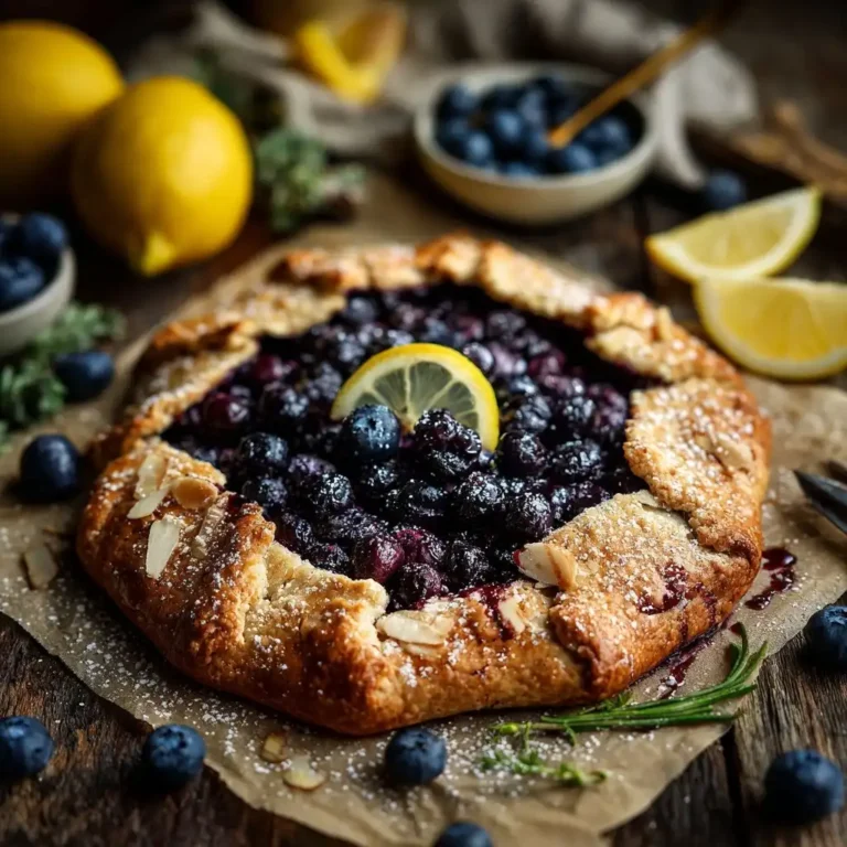 Blueberry Lemon Galette