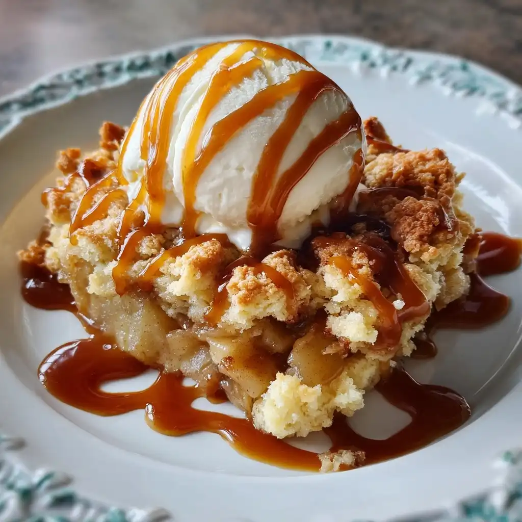 Caramel Apple Cobbler