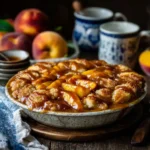 Caramel Peach Cobbler