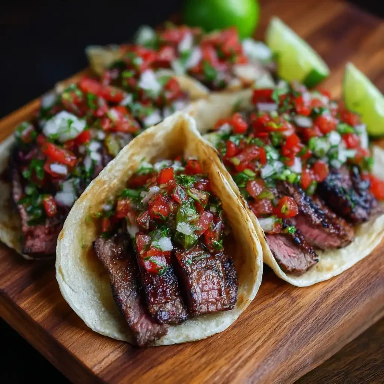 Carne Asada Tacos with Fresh Pico