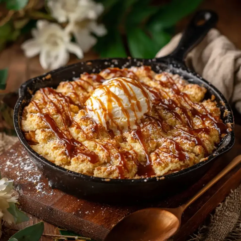 Cast Iron Skillet Apple Cobbler