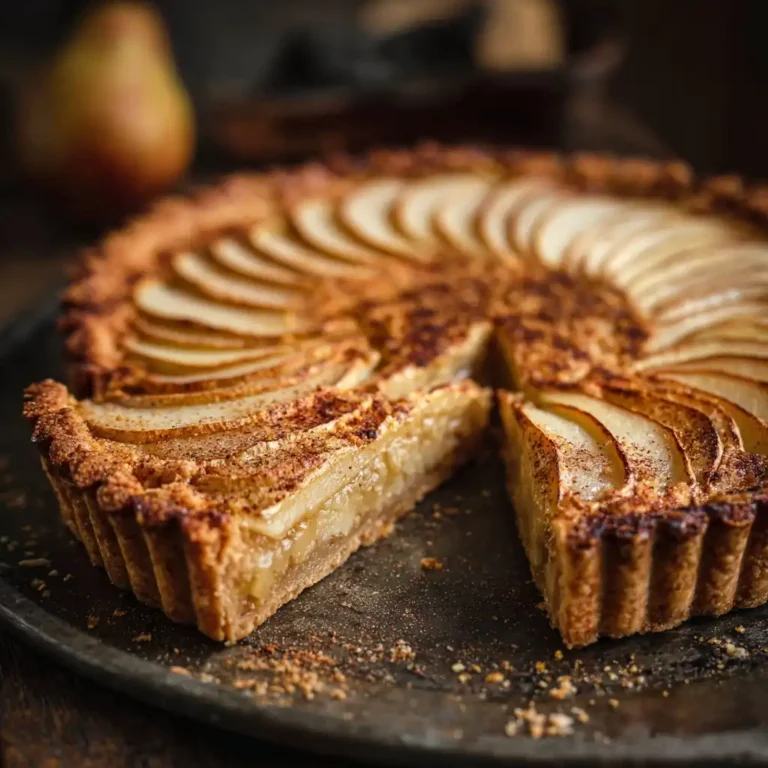 Chai Spice Pear Tart