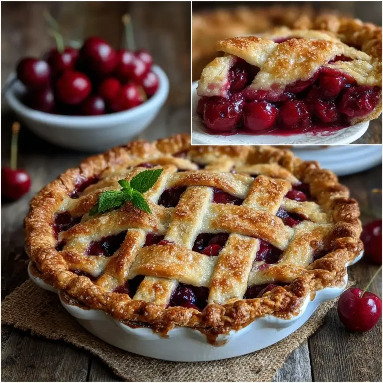 Cherry Pie with Almond Crust