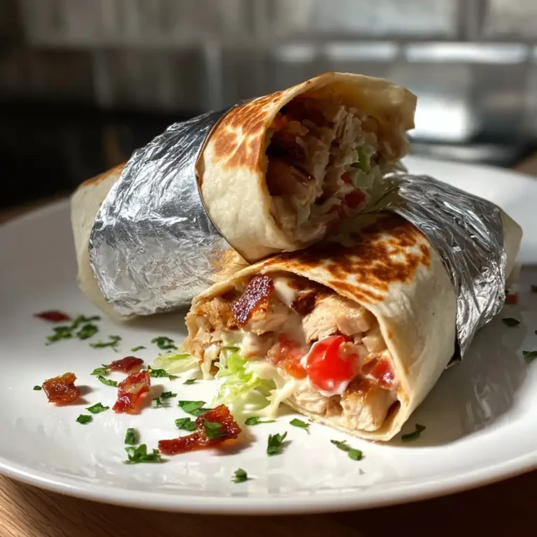 Chicken Alfredo Burrito Wraps