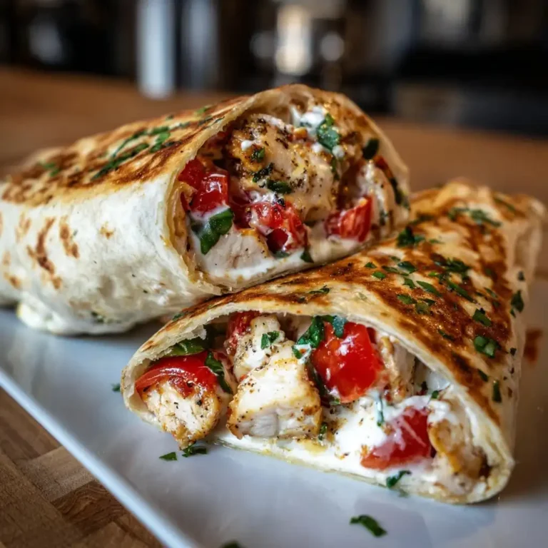 Chicken Caprese Wrap