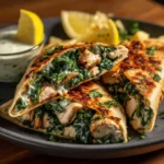 Chicken Spinach Pita
