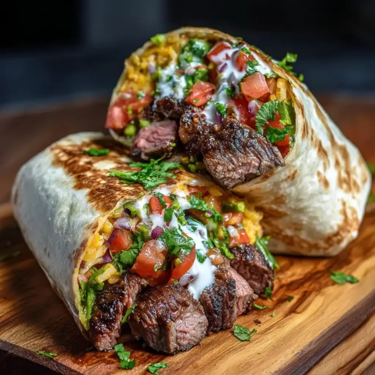 Chipotle Lime Steak Burritos