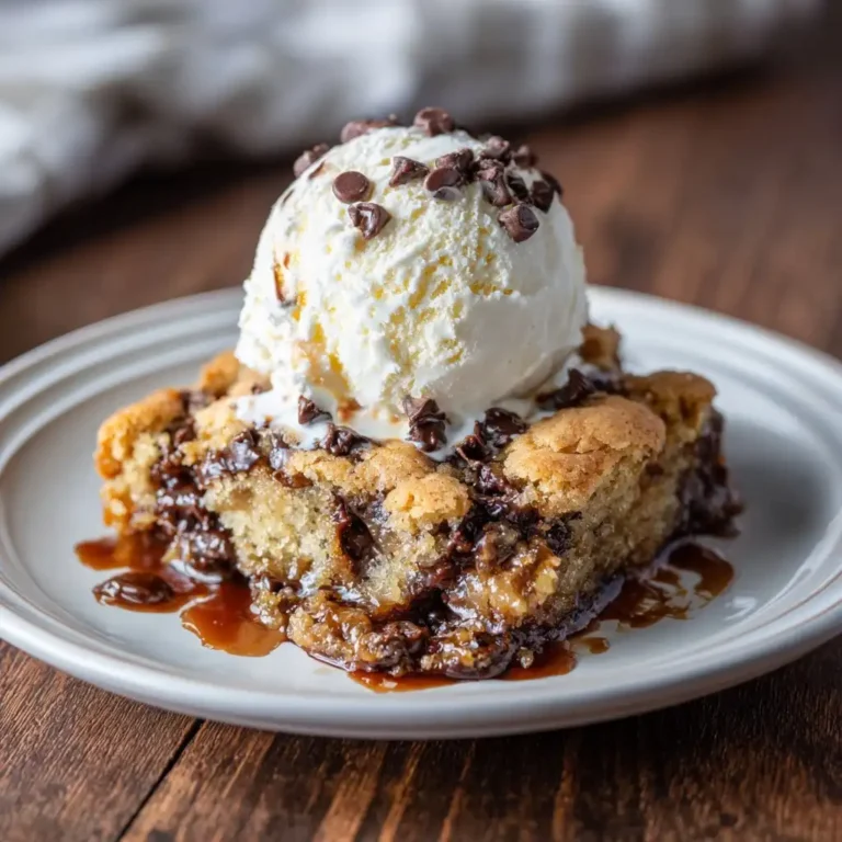 Chocolate Chip Cookie Cobbler
