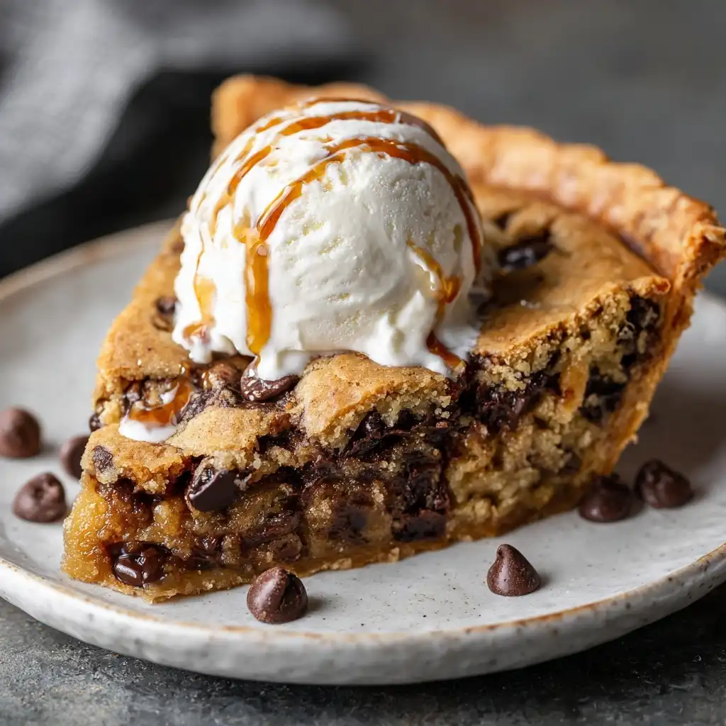 Chocolate Chip Cookie Pie