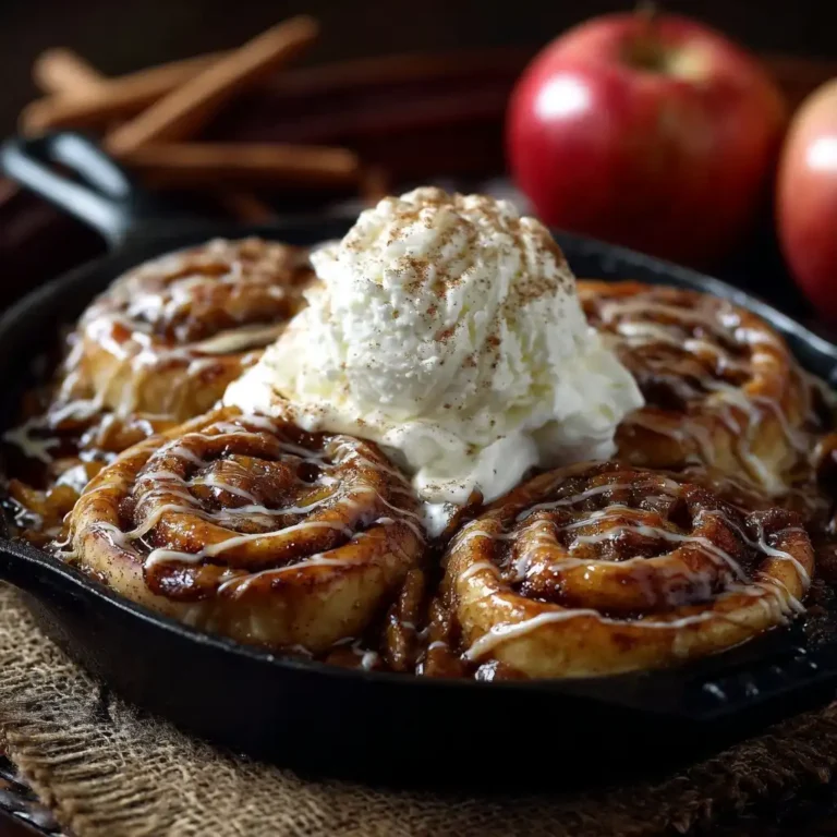 Cinnamon Roll Apple Cobbler