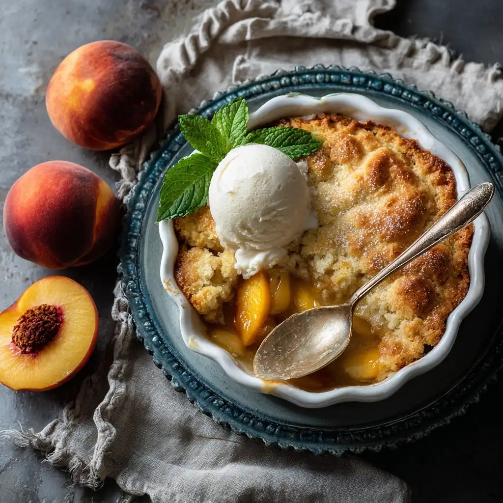 Classic Southern Peach Cobbler