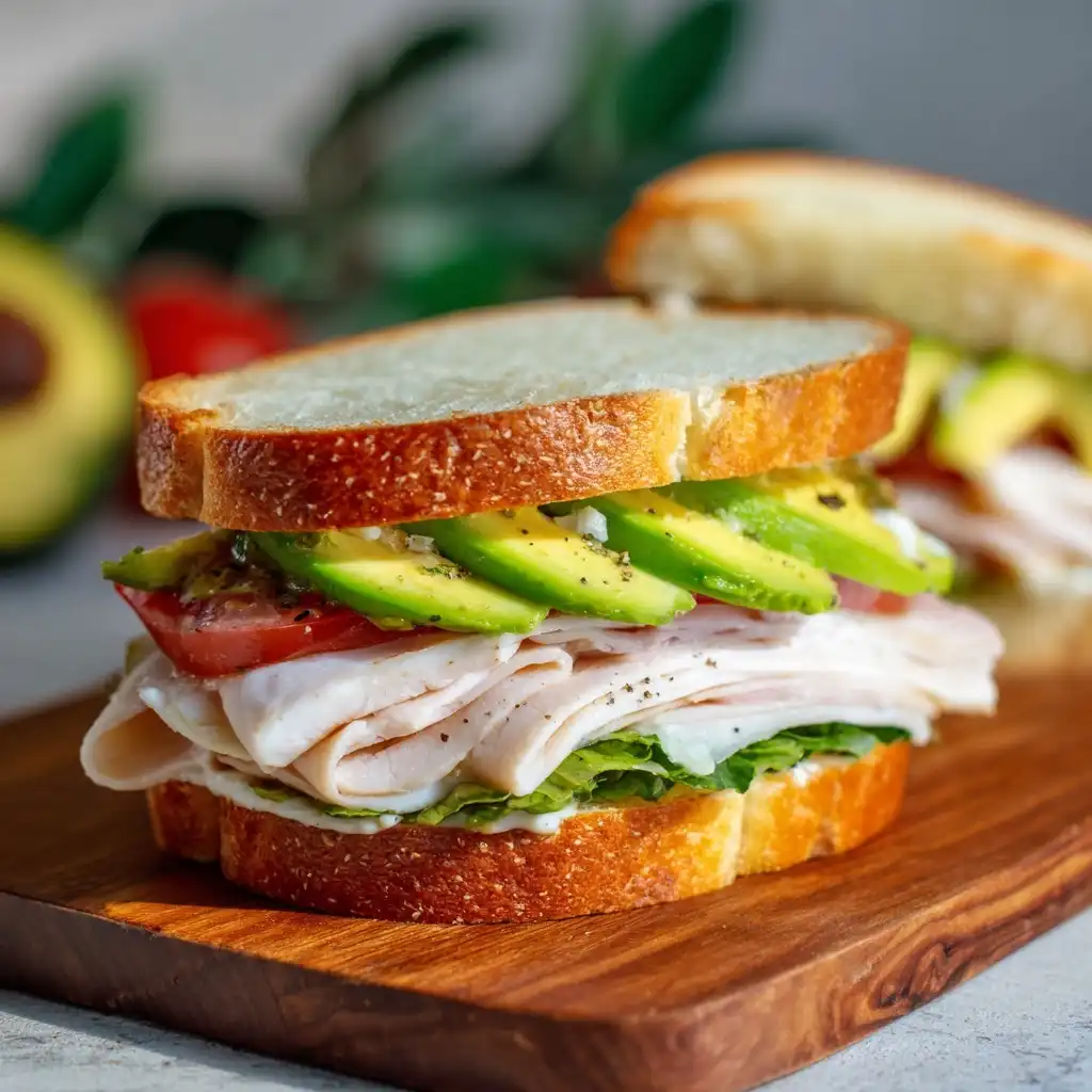 Classic Turkey Avocado Sandwich