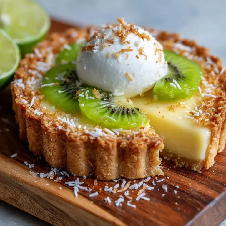 Coconut Key Lime Tart